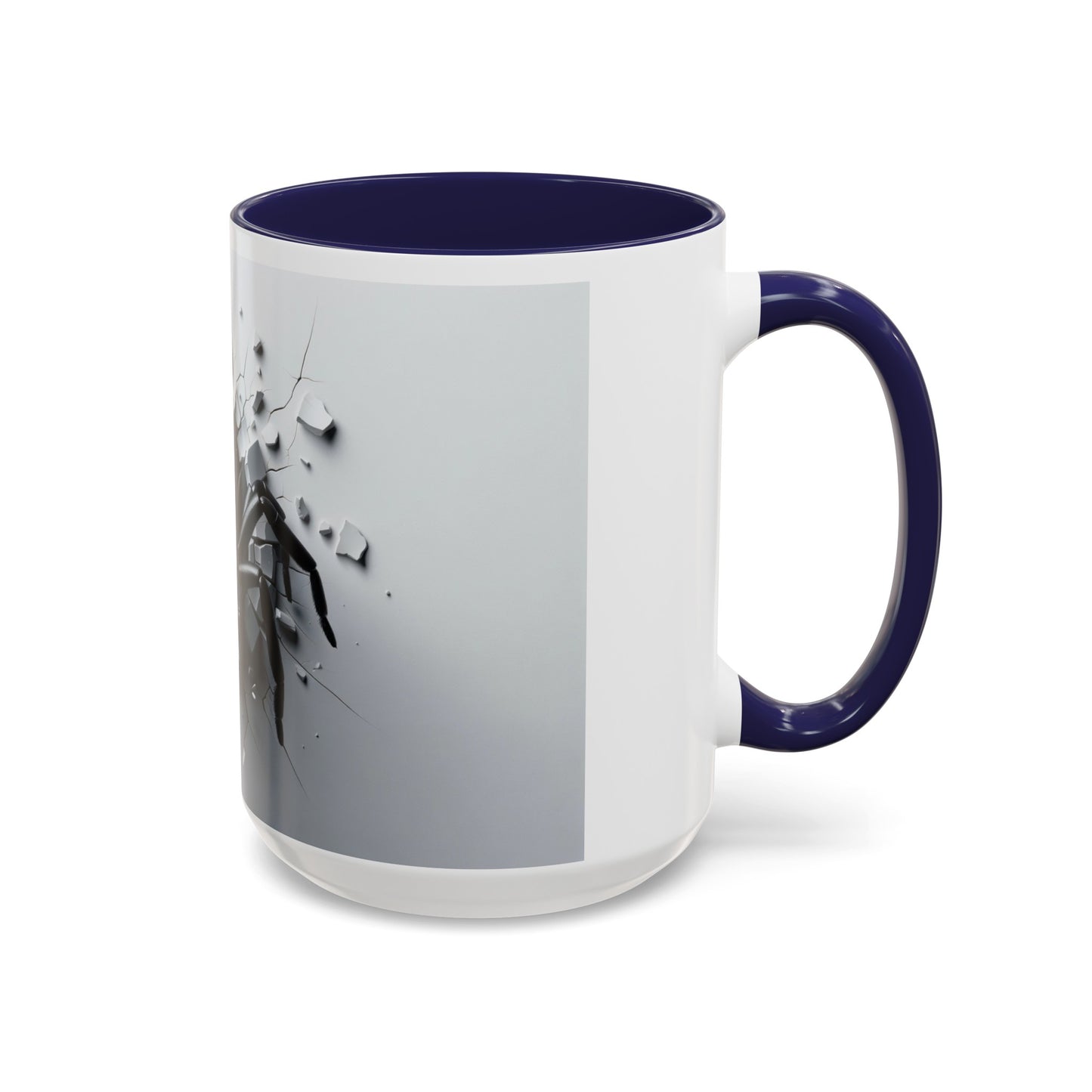 Black Spider Accent Coffee Mug, 11oz