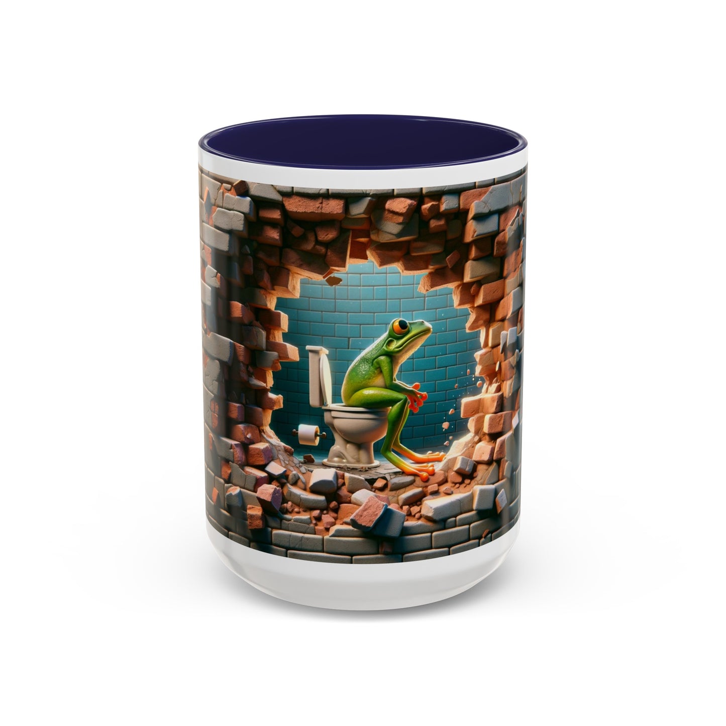 Meditating Frog Coffee Mug, 11oz