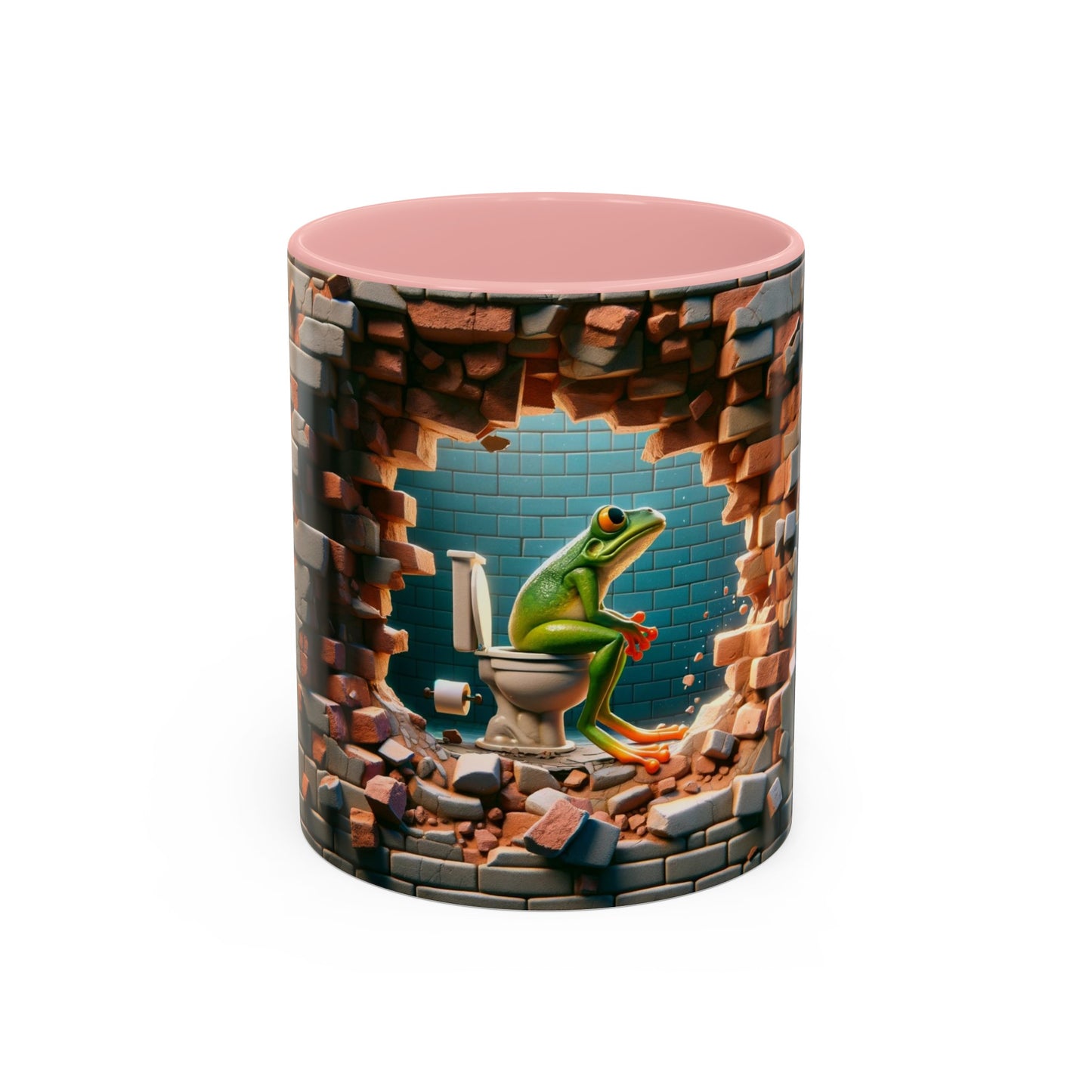 Meditating Frog Coffee Mug, 11oz