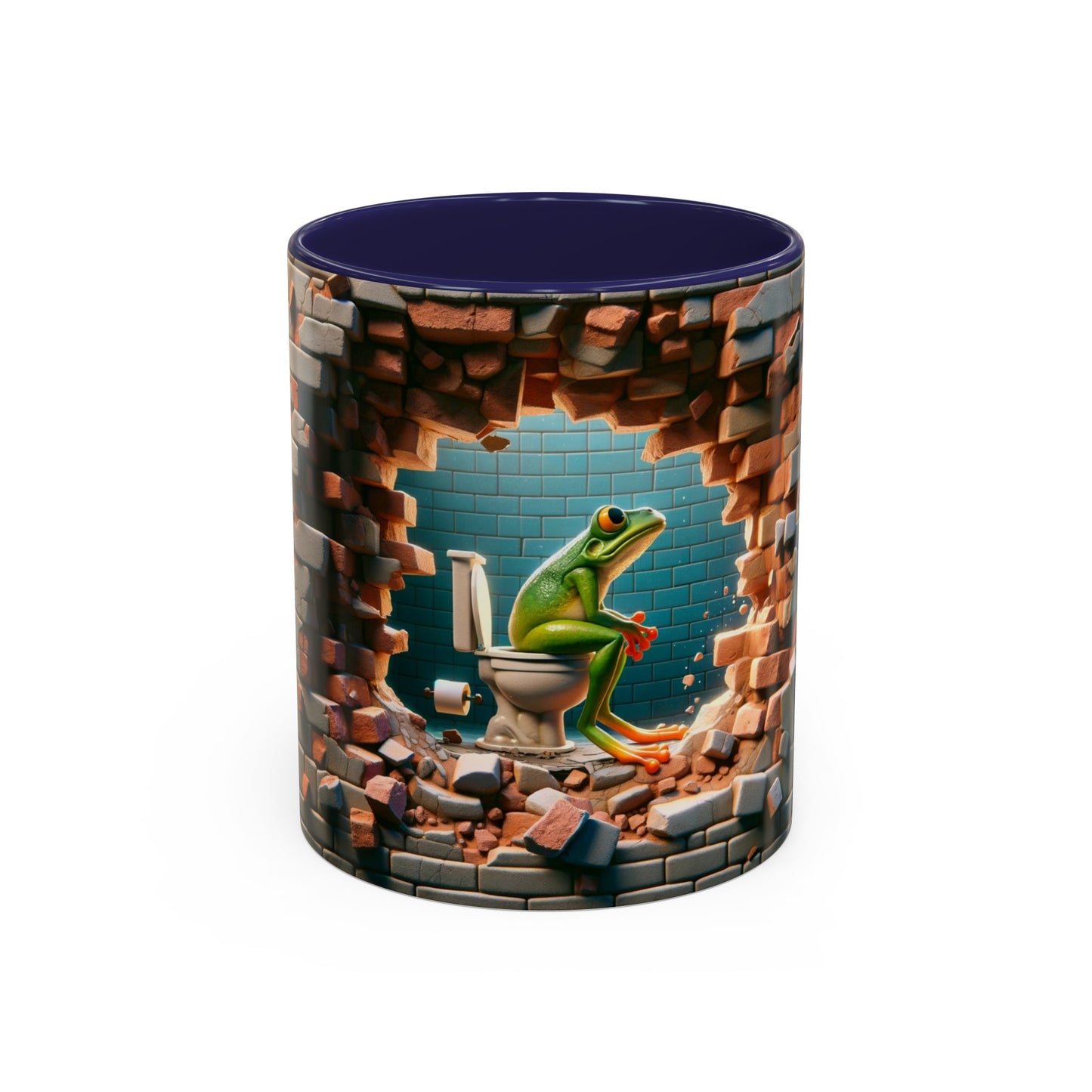 Meditating Frog Coffee Mug, 11oz