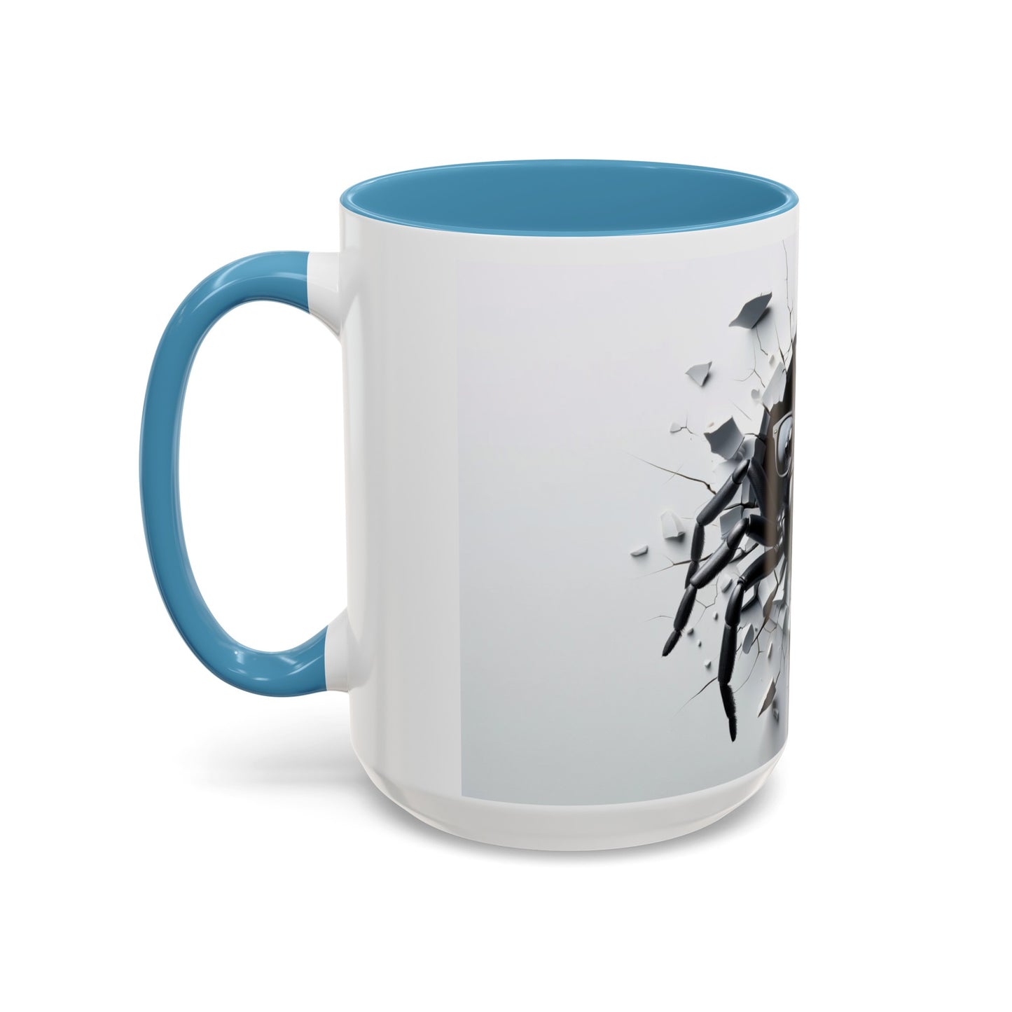 Black Spider Accent Coffee Mug, 11oz