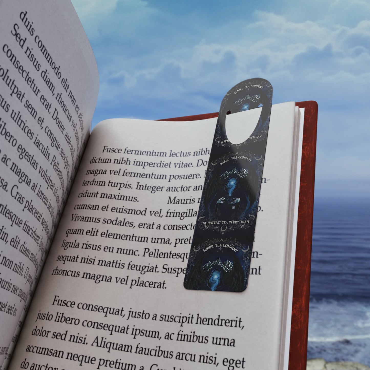 Suriel Tea Company Metal Bookmark — ACOTAR inspired