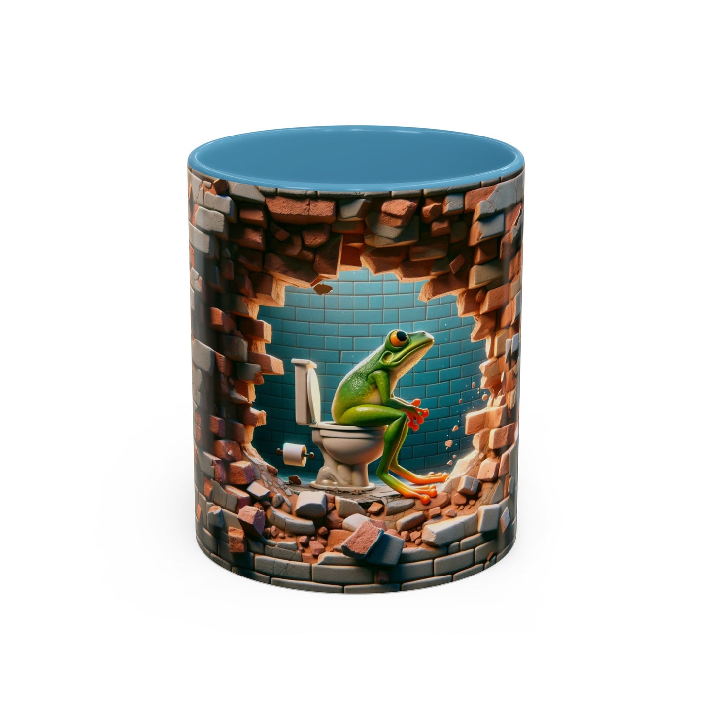 Meditating Frog Coffee Mug, 11oz