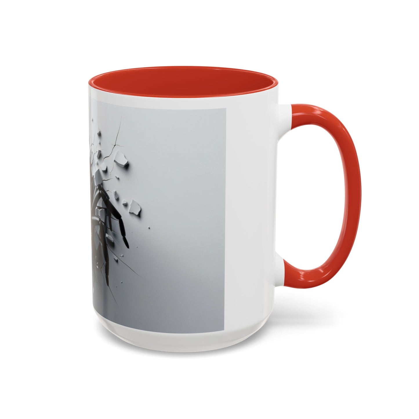 Black Spider Accent Coffee Mug, 11oz