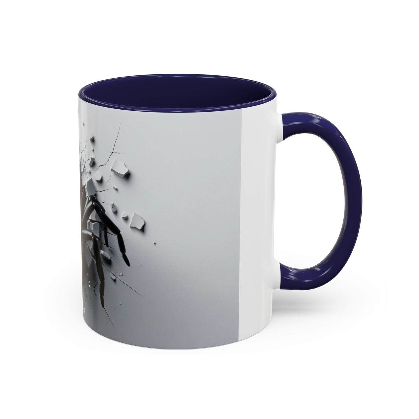 Black Spider Accent Coffee Mug, 11oz