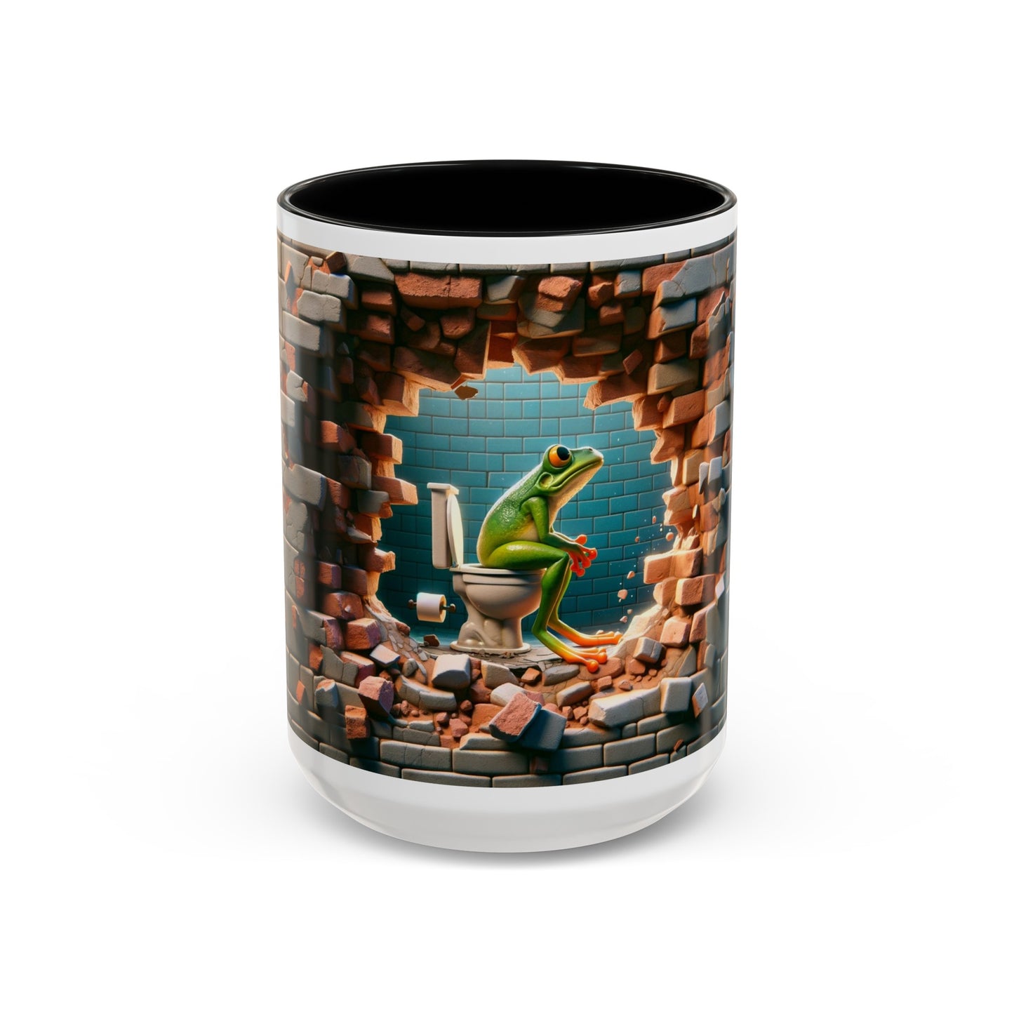 Meditating Frog Coffee Mug, 11oz