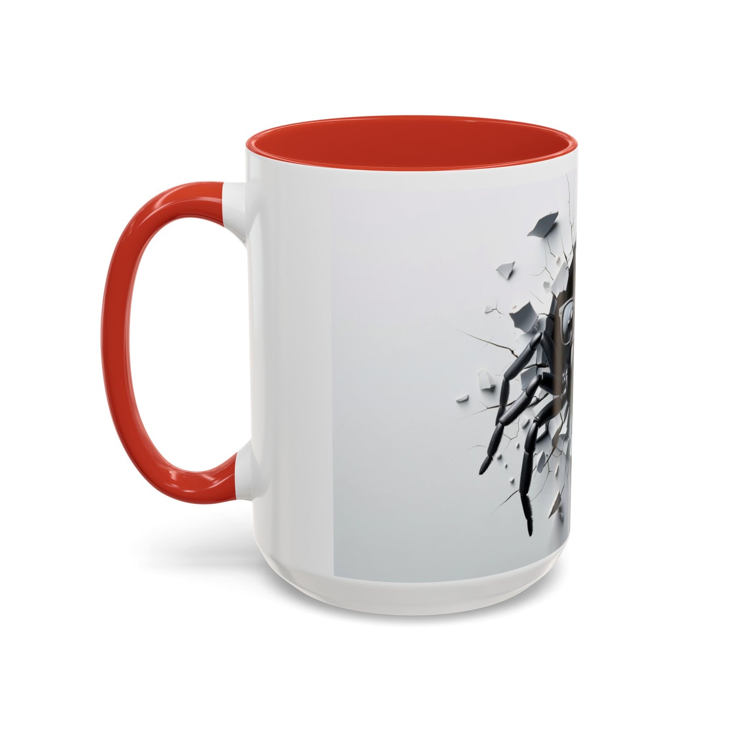 Black Spider Accent Coffee Mug, 11oz