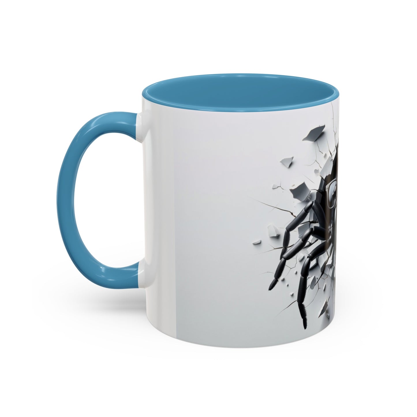 Black Spider Accent Coffee Mug, 11oz