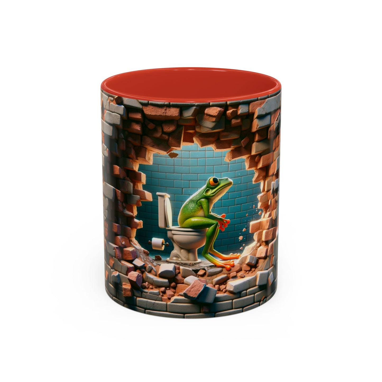 Meditating Frog Coffee Mug, 11oz