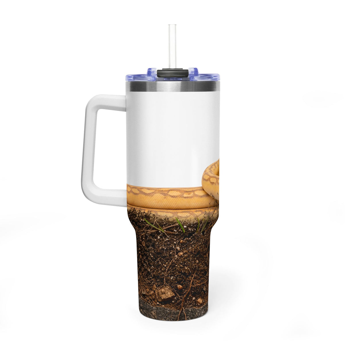 Ball Python Wrap 40oz Vacuum Tumbler — Pastel Highway Morph for Reptil ...