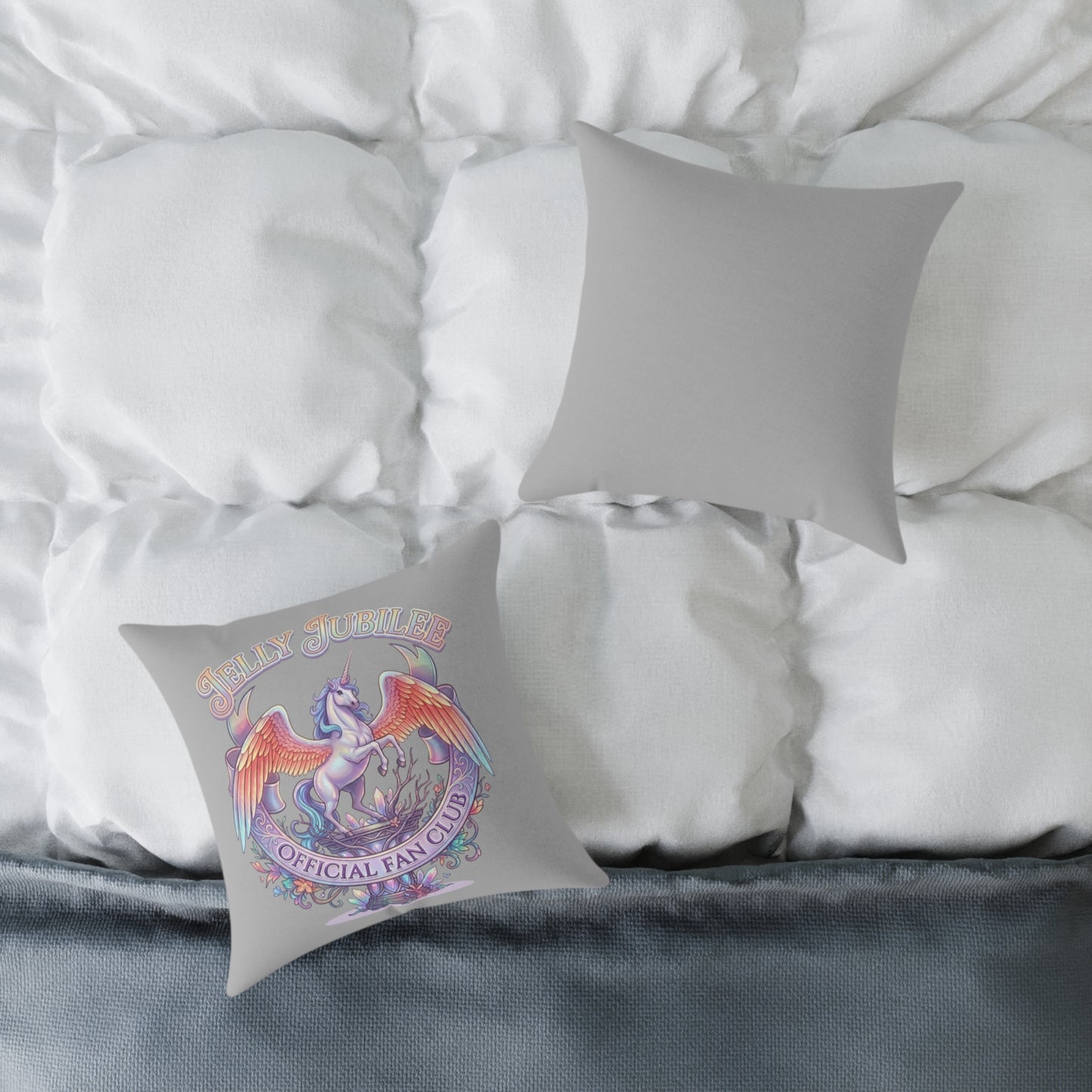 Crescent City Inspired Jelly Jubilee Plush Unicorn Pillow